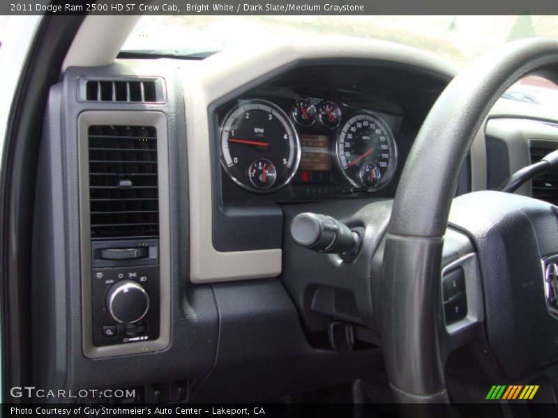 Bright White / Dark Slate/Medium Graystone 2011 Dodge Ram 2500 HD ST Crew Cab