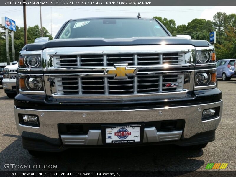 Black / Dark Ash/Jet Black 2015 Chevrolet Silverado 1500 LTZ Z71 Double Cab 4x4