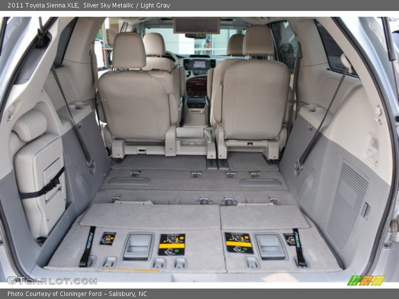 Silver Sky Metallic / Light Gray 2011 Toyota Sienna XLE