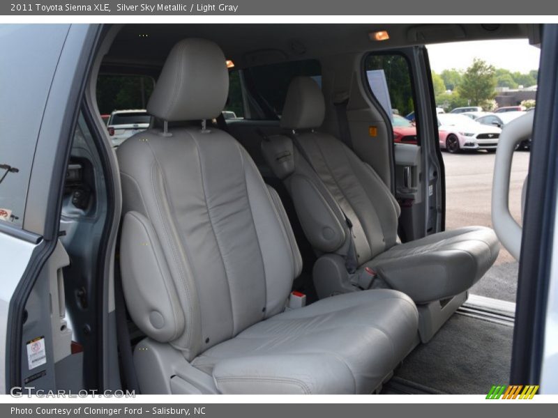 Silver Sky Metallic / Light Gray 2011 Toyota Sienna XLE