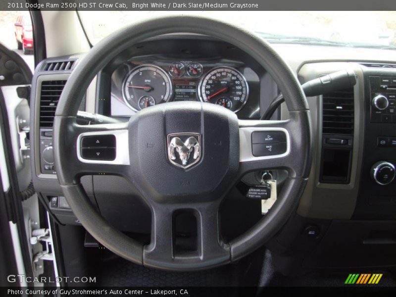 Bright White / Dark Slate/Medium Graystone 2011 Dodge Ram 2500 HD ST Crew Cab
