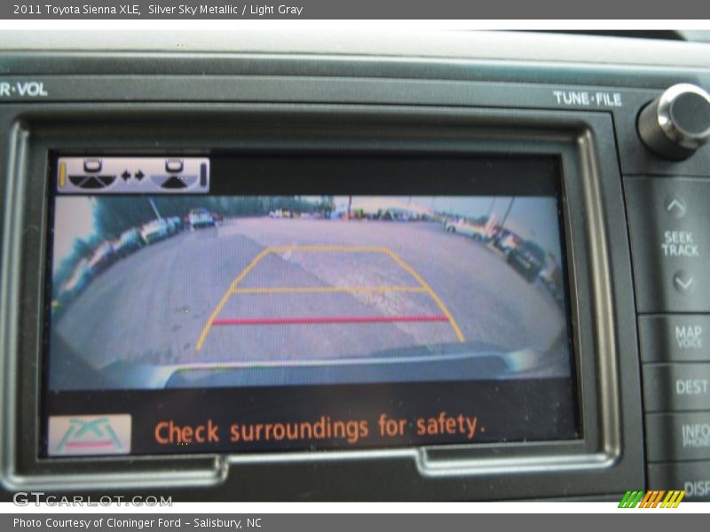 Silver Sky Metallic / Light Gray 2011 Toyota Sienna XLE