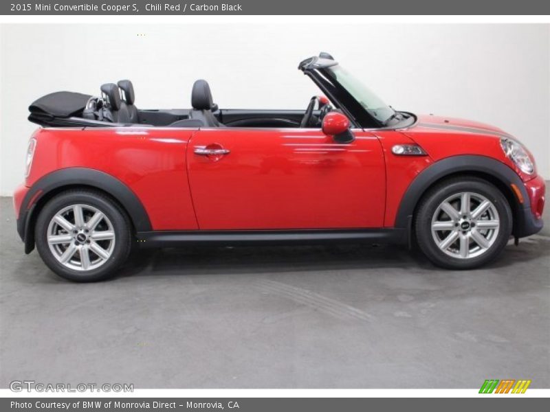 Chili Red / Carbon Black 2015 Mini Convertible Cooper S