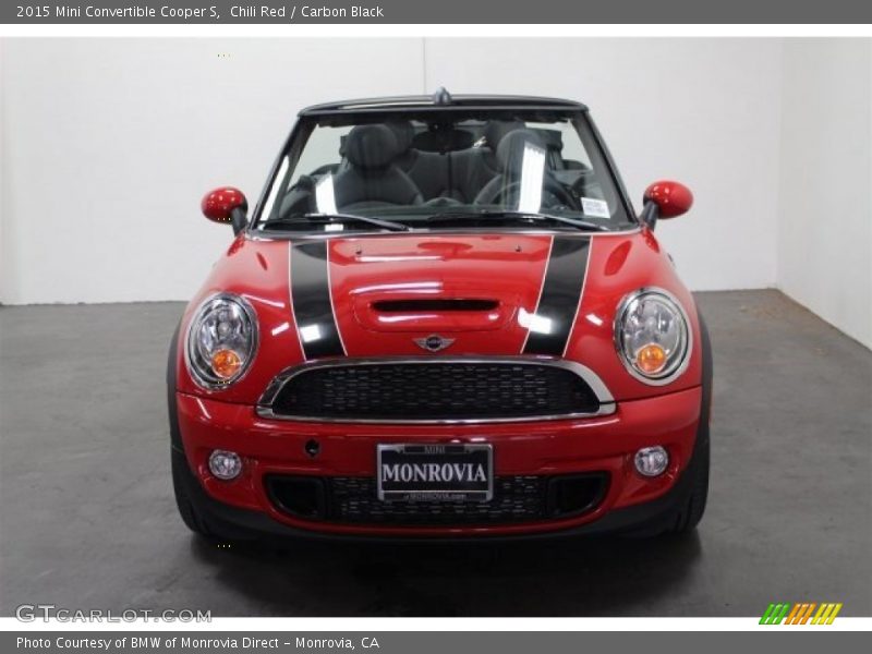 Chili Red / Carbon Black 2015 Mini Convertible Cooper S