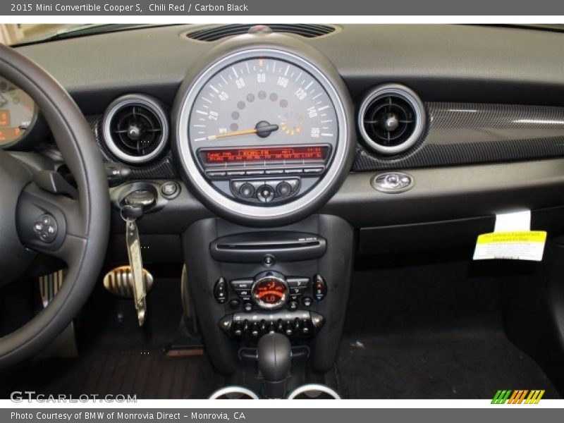 Chili Red / Carbon Black 2015 Mini Convertible Cooper S