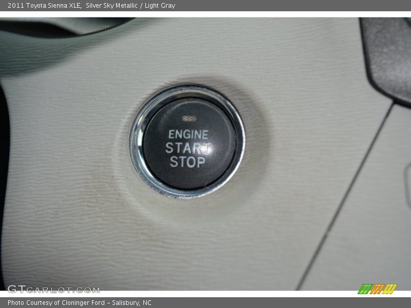 Silver Sky Metallic / Light Gray 2011 Toyota Sienna XLE