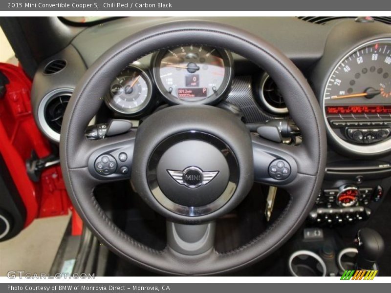 Chili Red / Carbon Black 2015 Mini Convertible Cooper S