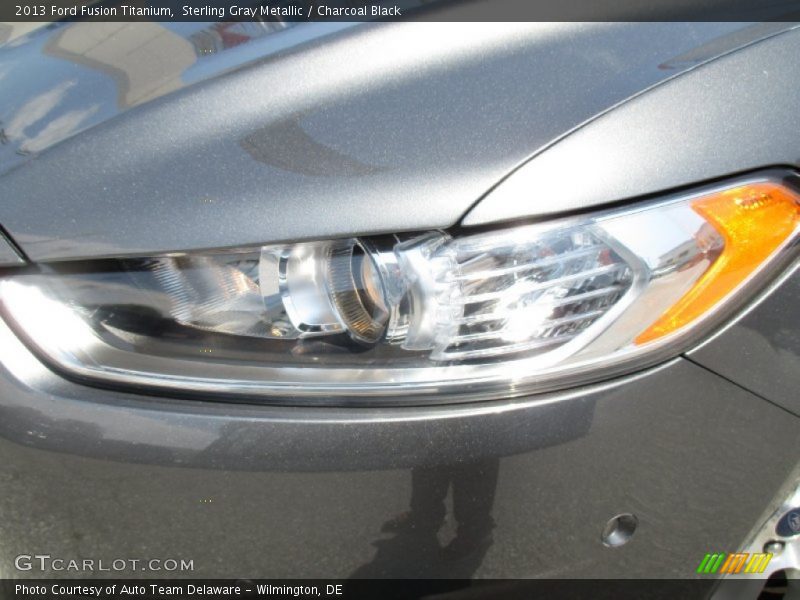 Sterling Gray Metallic / Charcoal Black 2013 Ford Fusion Titanium