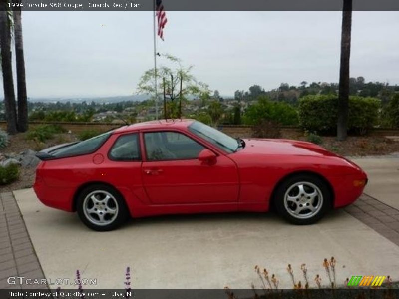 Guards Red / Tan 1994 Porsche 968 Coupe