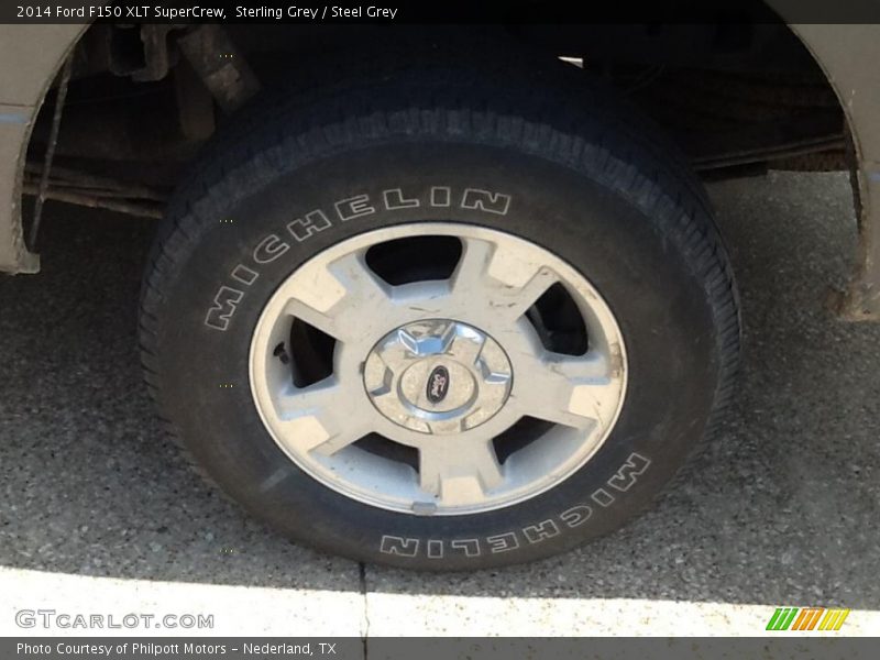 Sterling Grey / Steel Grey 2014 Ford F150 XLT SuperCrew