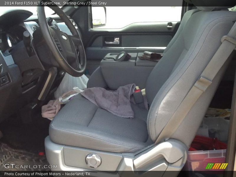 Sterling Grey / Steel Grey 2014 Ford F150 XLT SuperCrew