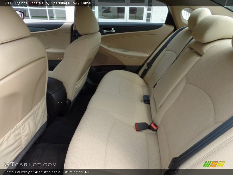 Sparkling Ruby / Camel 2013 Hyundai Sonata GLS