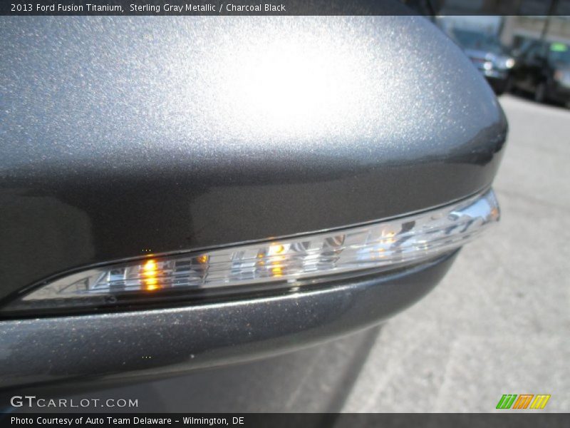 Sterling Gray Metallic / Charcoal Black 2013 Ford Fusion Titanium