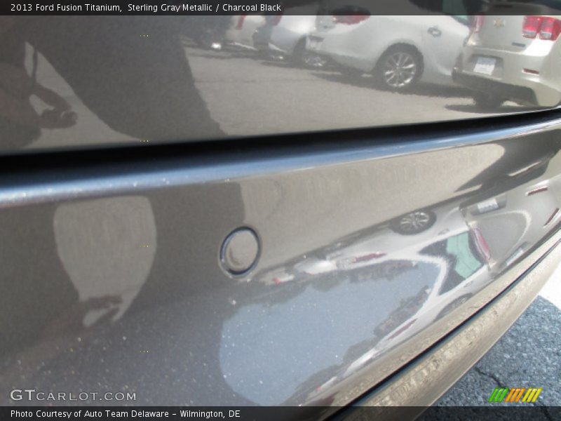 Sterling Gray Metallic / Charcoal Black 2013 Ford Fusion Titanium
