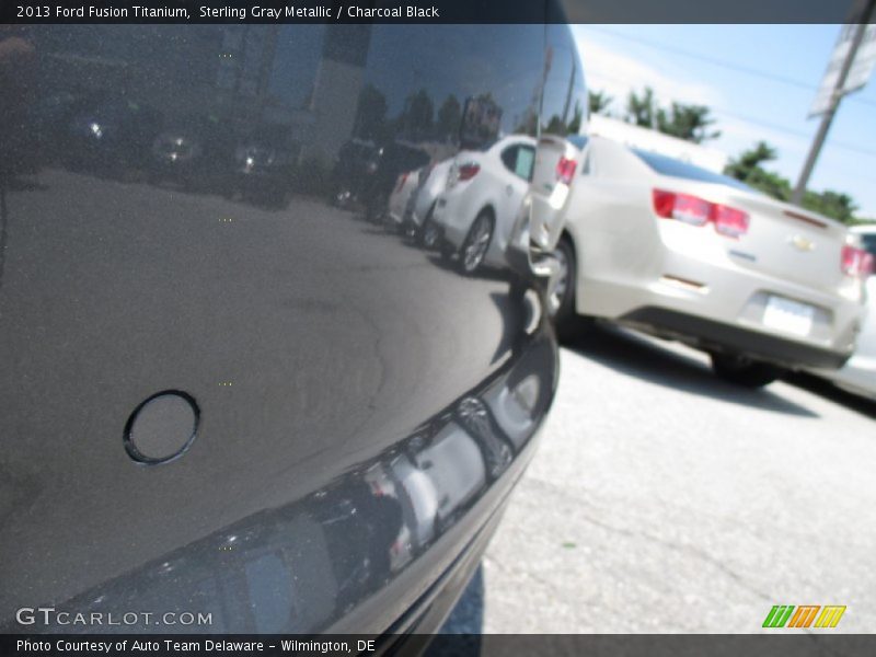Sterling Gray Metallic / Charcoal Black 2013 Ford Fusion Titanium