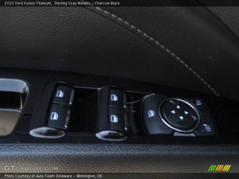 Sterling Gray Metallic / Charcoal Black 2013 Ford Fusion Titanium