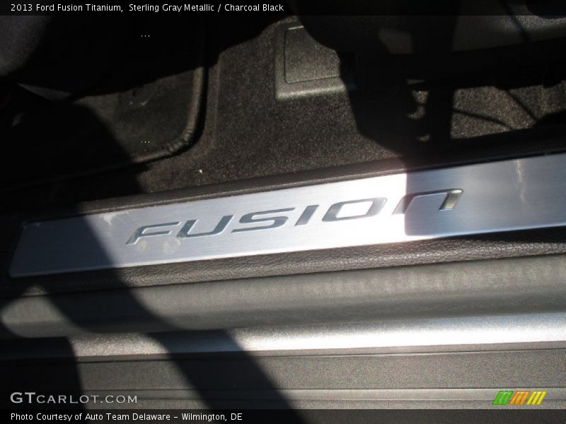 Sterling Gray Metallic / Charcoal Black 2013 Ford Fusion Titanium