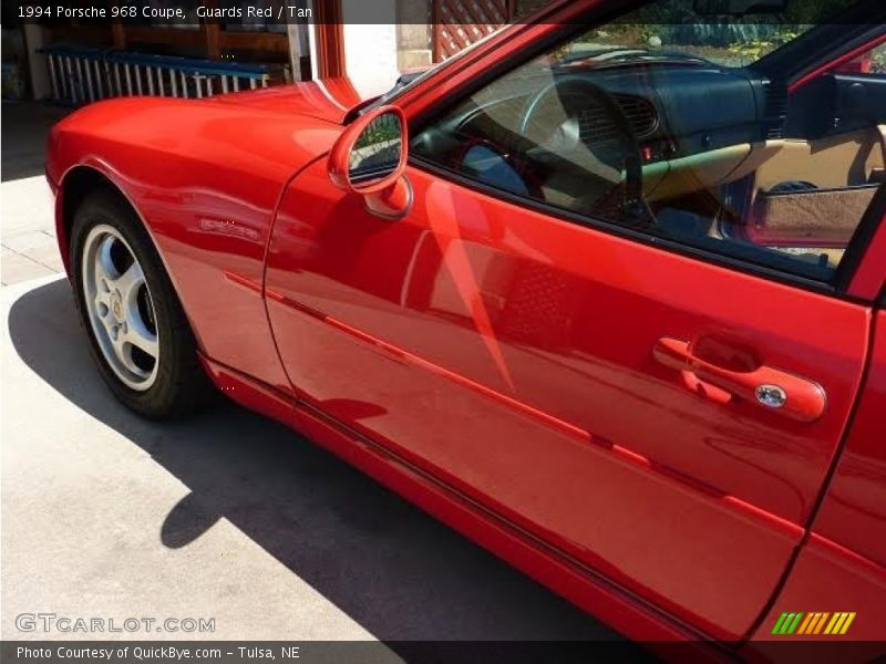 Guards Red / Tan 1994 Porsche 968 Coupe