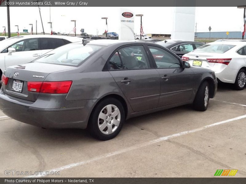 Willow Gray / Gray 2009 Hyundai Sonata GLS
