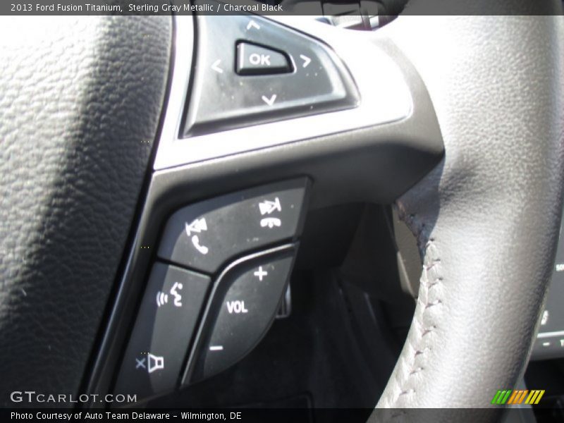 Sterling Gray Metallic / Charcoal Black 2013 Ford Fusion Titanium
