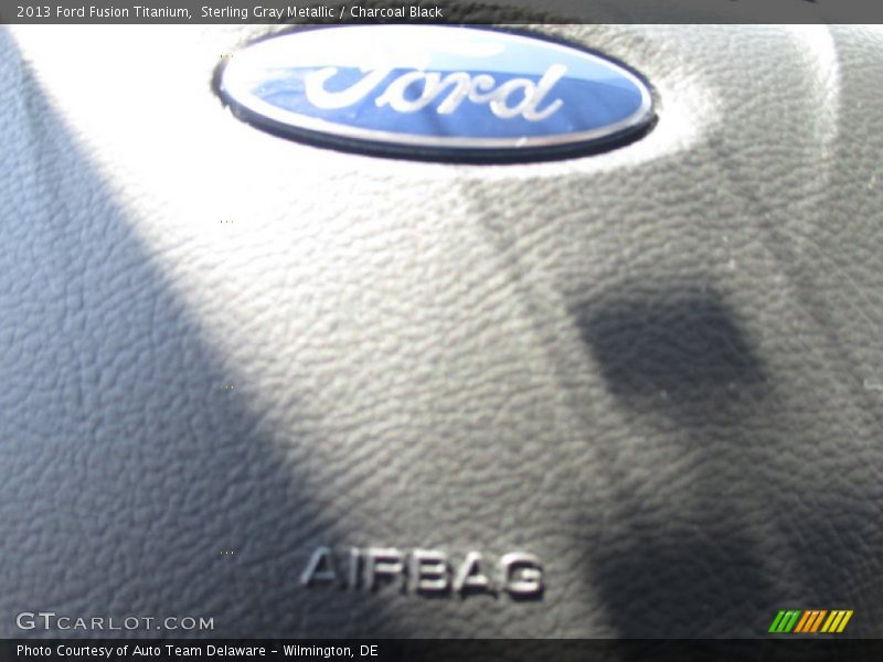 Sterling Gray Metallic / Charcoal Black 2013 Ford Fusion Titanium