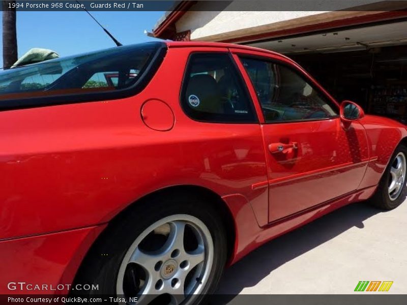 Guards Red / Tan 1994 Porsche 968 Coupe