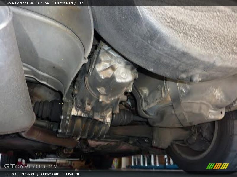 Undercarriage of 1994 968 Coupe