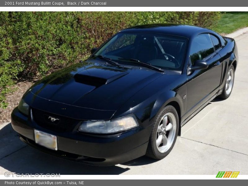 Black / Dark Charcoal 2001 Ford Mustang Bullitt Coupe