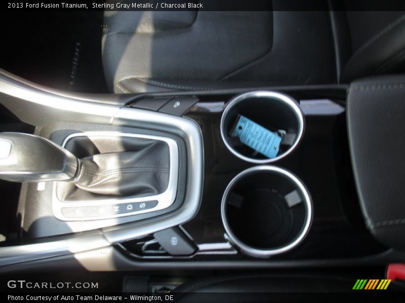 Sterling Gray Metallic / Charcoal Black 2013 Ford Fusion Titanium