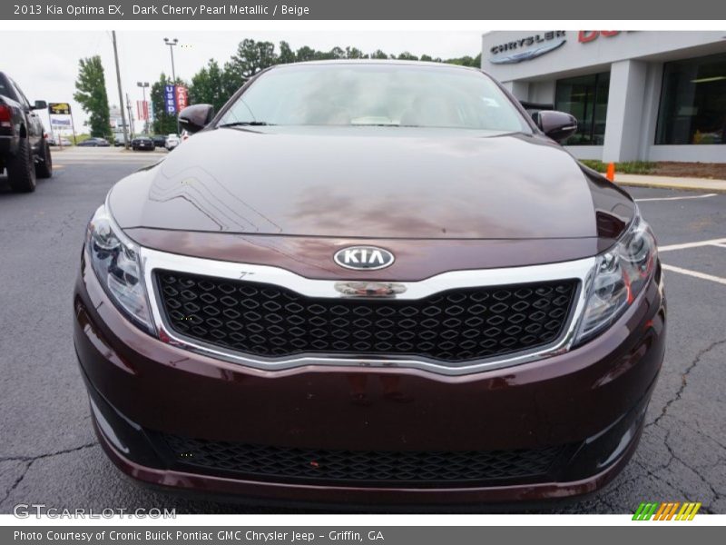 Dark Cherry Pearl Metallic / Beige 2013 Kia Optima EX