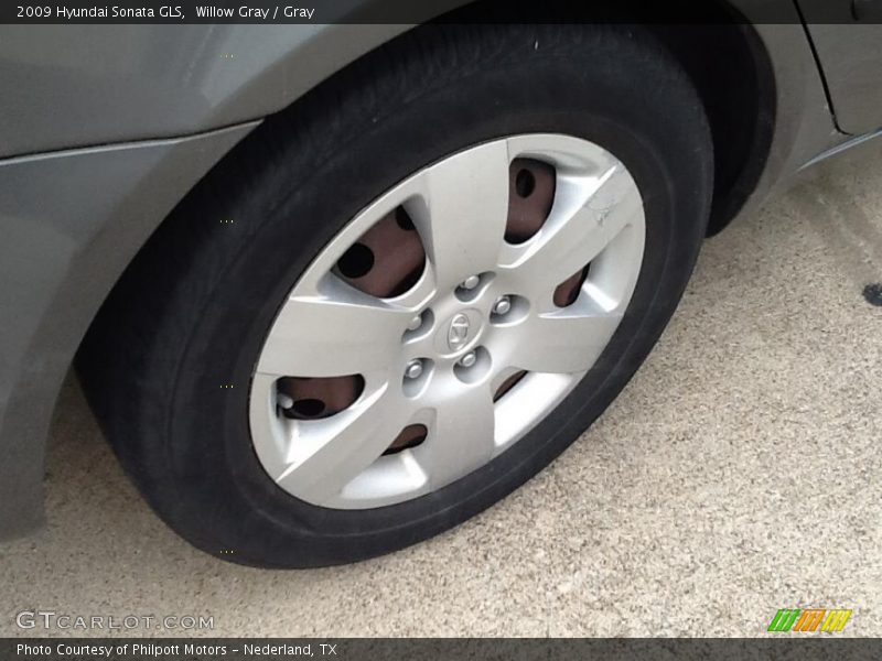 Willow Gray / Gray 2009 Hyundai Sonata GLS