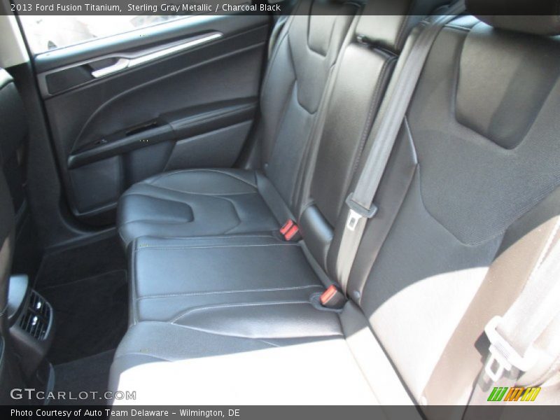 Sterling Gray Metallic / Charcoal Black 2013 Ford Fusion Titanium
