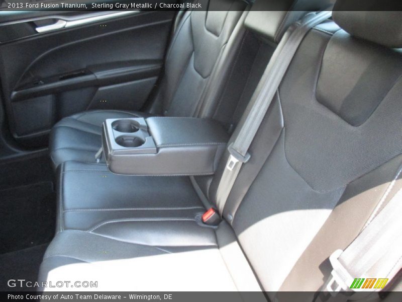 Sterling Gray Metallic / Charcoal Black 2013 Ford Fusion Titanium