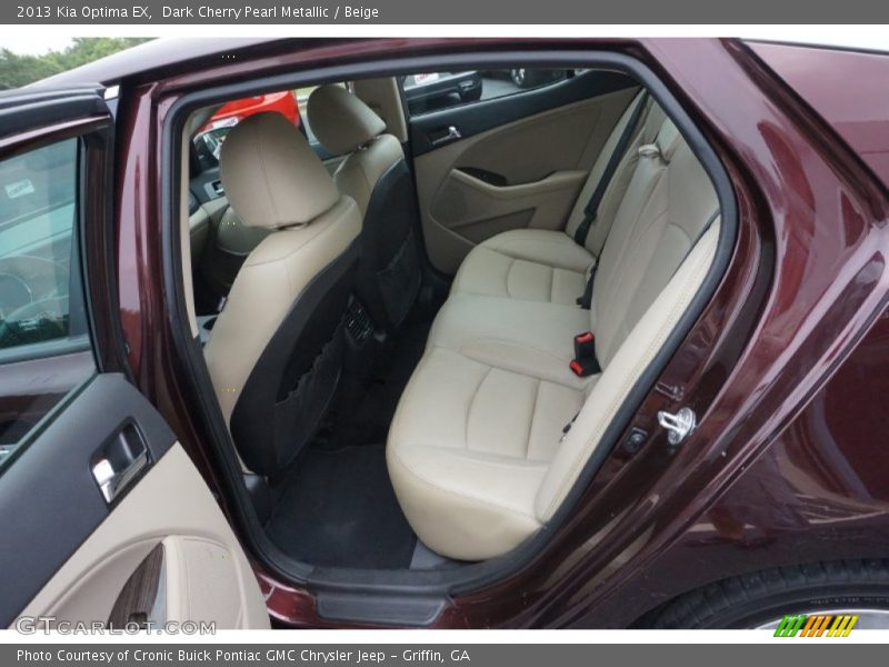 Rear Seat of 2013 Optima EX