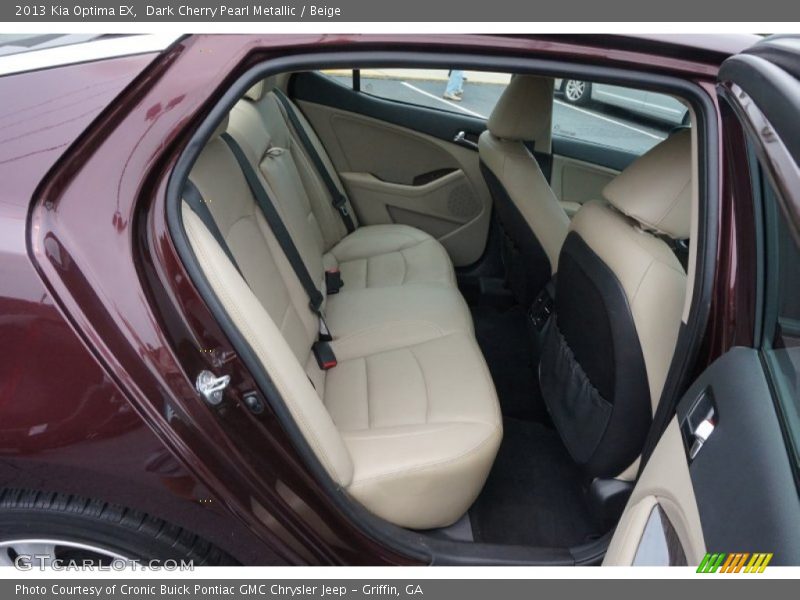 Rear Seat of 2013 Optima EX