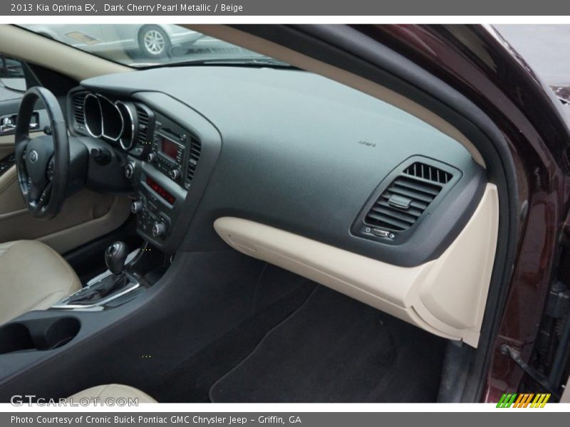 Dashboard of 2013 Optima EX