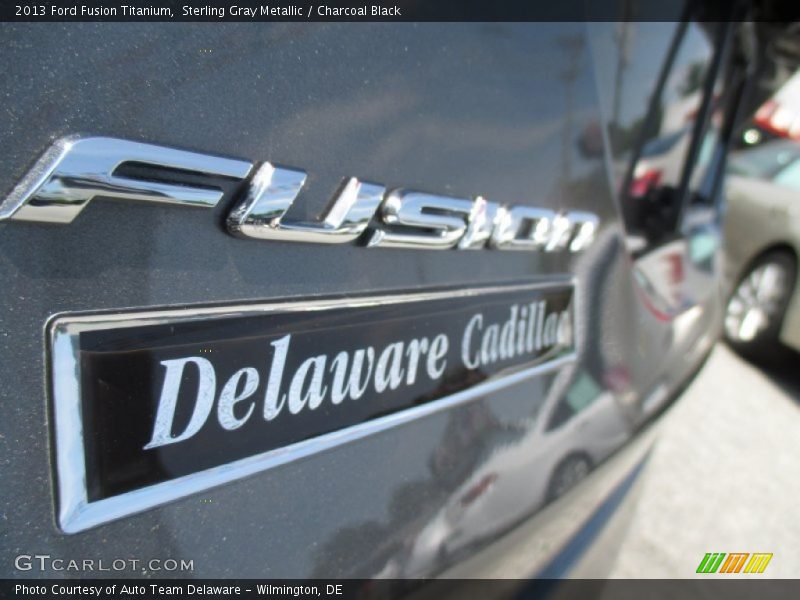 Sterling Gray Metallic / Charcoal Black 2013 Ford Fusion Titanium