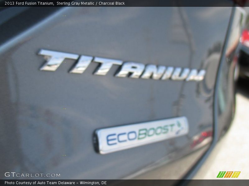 Sterling Gray Metallic / Charcoal Black 2013 Ford Fusion Titanium