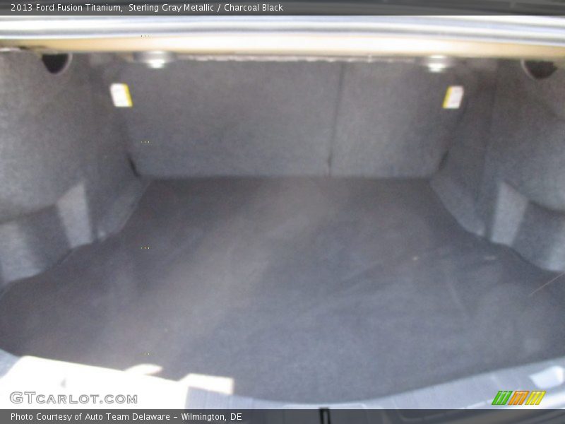 Sterling Gray Metallic / Charcoal Black 2013 Ford Fusion Titanium