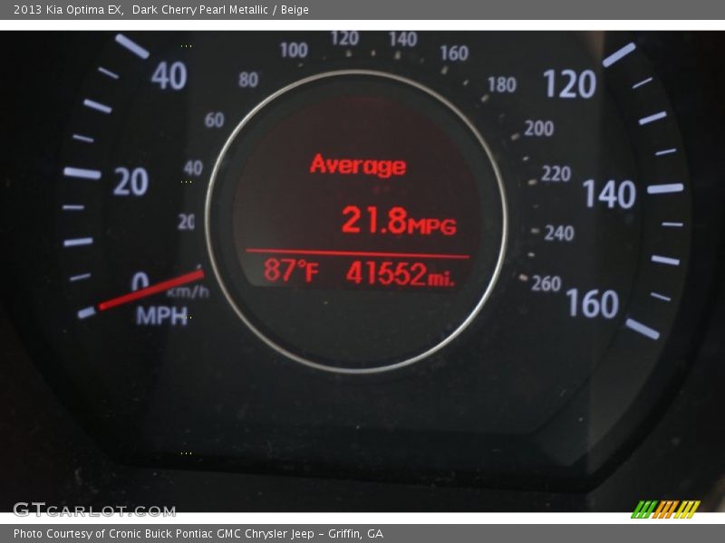 Dark Cherry Pearl Metallic / Beige 2013 Kia Optima EX