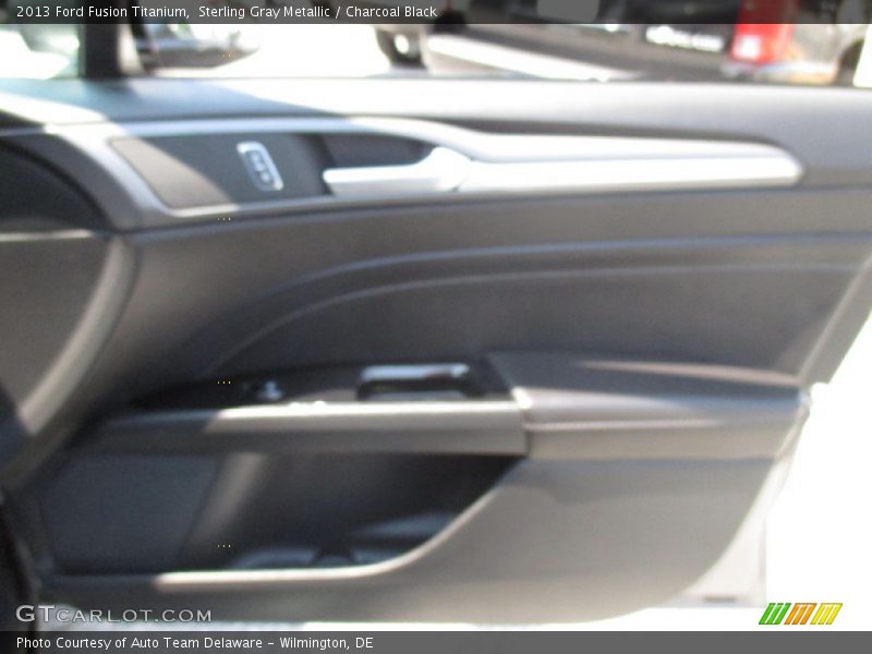 Sterling Gray Metallic / Charcoal Black 2013 Ford Fusion Titanium