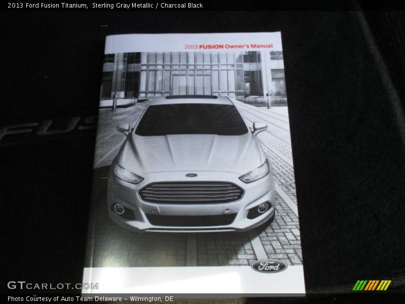 Sterling Gray Metallic / Charcoal Black 2013 Ford Fusion Titanium