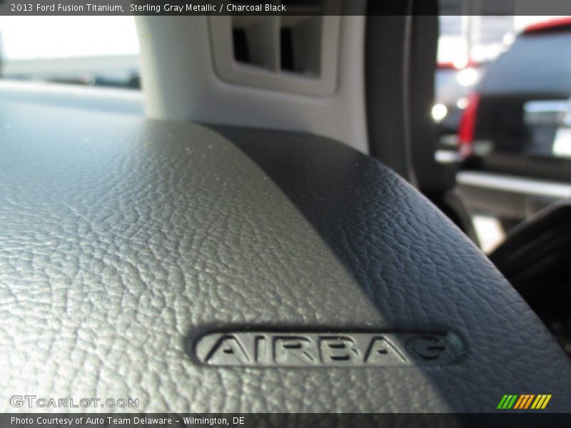 Sterling Gray Metallic / Charcoal Black 2013 Ford Fusion Titanium