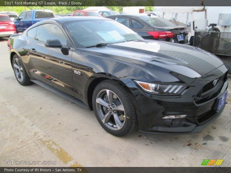 Black / Ebony 2015 Ford Mustang GT Coupe
