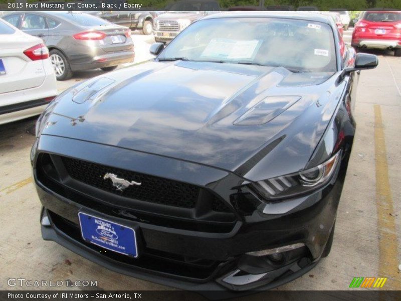 Black / Ebony 2015 Ford Mustang GT Coupe