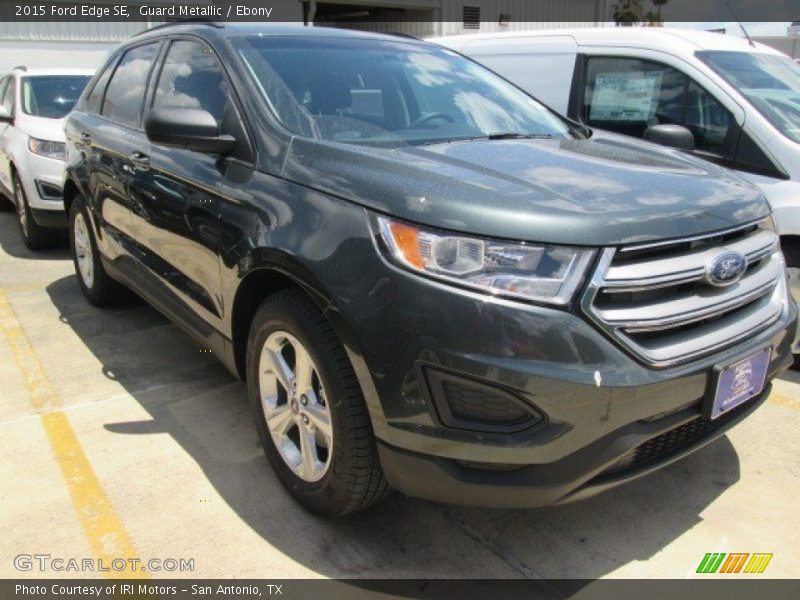 Guard Metallic / Ebony 2015 Ford Edge SE
