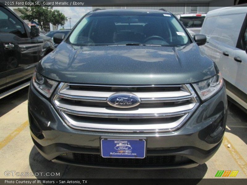 Guard Metallic / Ebony 2015 Ford Edge SE