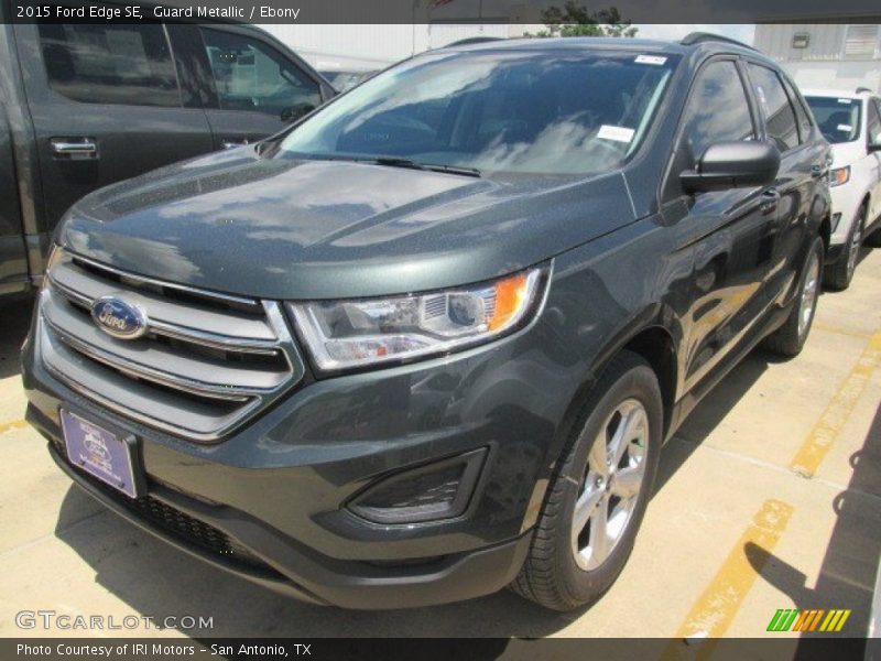 Guard Metallic / Ebony 2015 Ford Edge SE