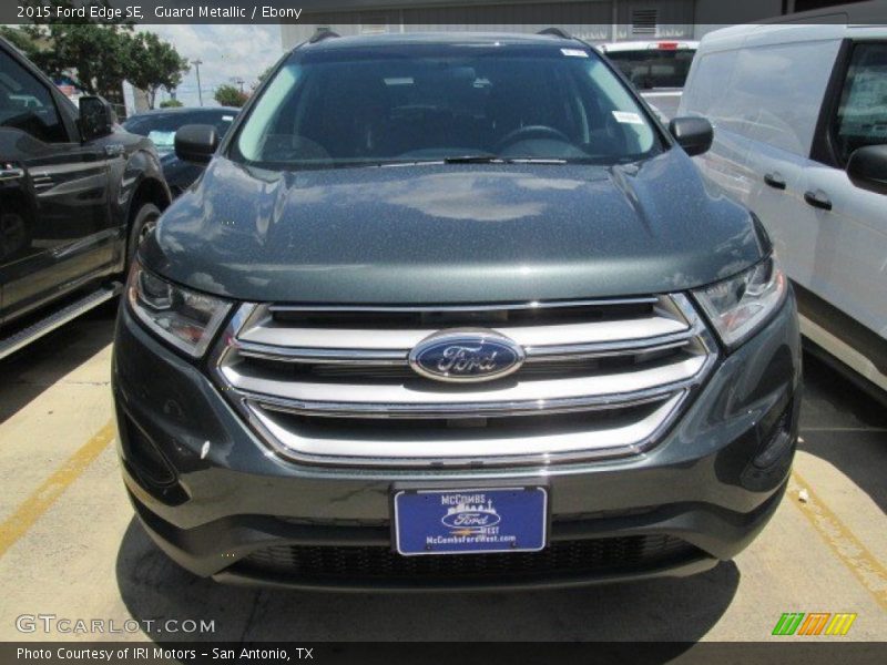 Guard Metallic / Ebony 2015 Ford Edge SE