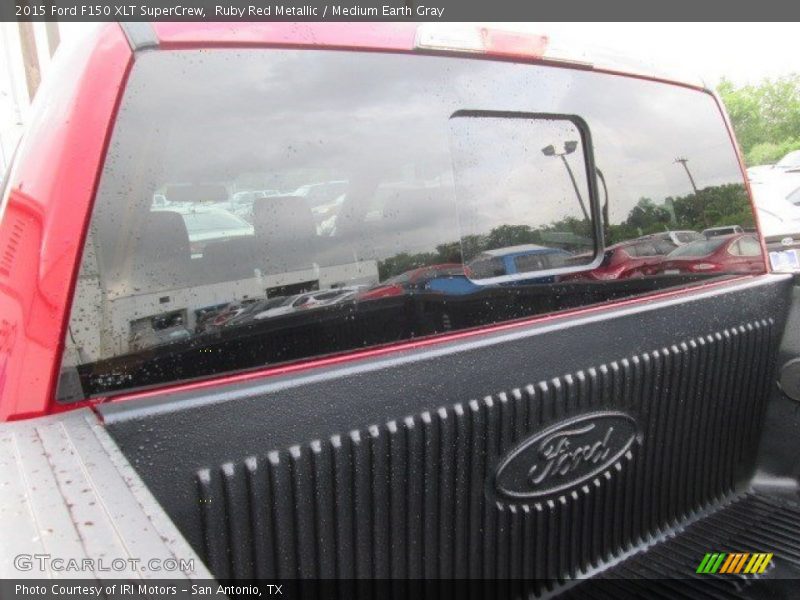 Ruby Red Metallic / Medium Earth Gray 2015 Ford F150 XLT SuperCrew